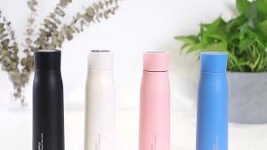 FE Inligent Sterilization and ion Vacuum Cup UV Self-Cleaning Cup 316 Stainless Steel Water Bottle Gift Cup Thermos Cup