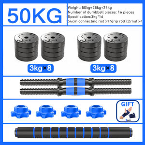 8 In 1 Dumbbell Set Adjustable 10~45Kg Dumbell Set For Men Exercise Gym Fitness Workout【Free Gloves】