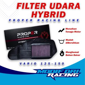 FILTER UDARA HONDA VARIO 125 - 150 PROPER RACING VARIO 125-150