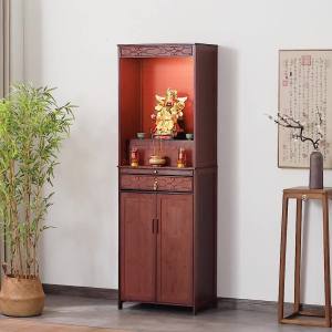 Chinese Style Altar Cabinet Household Buddha Statue Buddha Shrine Buddha Cabinet Shrine Bodhisattva