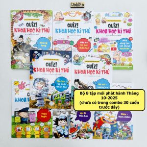 Sách - Quiz Khoa Học Kì Thú Combo trọn bộ 45 -38 - 30 cuốn cho thiếu nhi từ 6 Tuổi