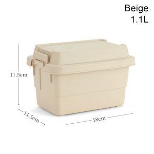 MELODI 1Set Seasoning Dispenser Bottle Outdoor Storage Box Picnic BBQ Portable Sundries Box Durable Plastic Jar Spice Storage Bag Camping Barbecue Utensils