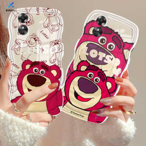 (Lokal Ready) Xinyu Casing hp OPPO Reno 8T 4G Reno 6 5G Reno 5 Reno 5F Reno 4F Clear Wavy Edge Cute Cartoon Lotso Case TPU Phone Case Coverase