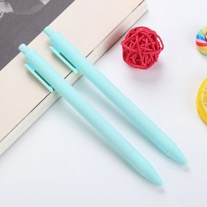X Bút bi bấm vỏ màu macaron tuỳ chọn dễ thương ngòi 0.5mm mực đen bút gel CINDY