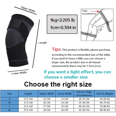 🇸🇬 Fast Delivery Sport Knee Brace Running Breathable Knee Guard Pads Adjustable Compression Knee Support Pad Cycling Gym Kneepad Leg Protector 护膝 膝盖保护 运动 gifts Christmas present