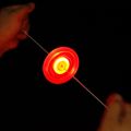 Creative Light-emitting Gyro Toy Pull Line Flywheel Toys Spinning with Lights Colorful Toys for Kids. 