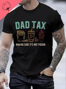 Dad: Make sure its not poison-themed clothing. 100% pure cotton. Summer black best-selling top. Dads gift.
