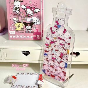 Sanrio Puzzle Bottle Hello Kitty Jigsaw Puzzle Acrylic Anime Kuromi Diy Assembly Toys Cinnamoroll Room Decor Gift for Children