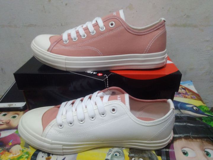 Sneaker Airwalk Thalia Dusty Pink White BNIB Sneaker Canvas Low - Main Image