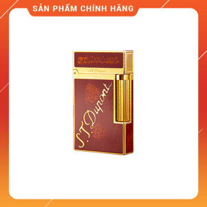 Hộp Quẹt Bật Lửa D upont Gas Đá D07V Họa Tiết Sơn Mài Kim Tuyến In logo Đẹp Độc Lạ - Dùng Gas Đá Cao Cấp