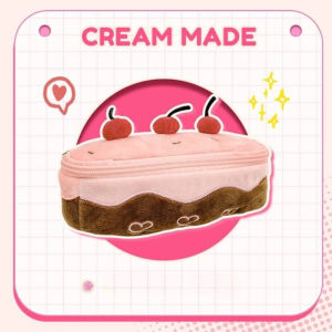 【Lifefree】กระเป๋าดินสอ อเนกประสงค์ Plush Cherry น่ารักเค้ก กล่องดินสอนักเรียนความจุขนาดใหญ่