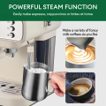 Vermax Coffee machine 950W Milk frother system 20Bar Coffee Maker Stainless Steel Italy Espresso Machine Christmas gifts. 