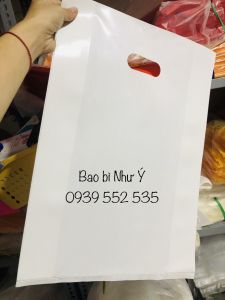 [500gr-1kg/size] Túi nilon PE bóng dẽo MÀU TRẮNG SỮA