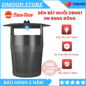 Đèn bắt muỗi Rạng Đông DBM01 hiệu quả sau 1 đêm ko tốn điện bảo hành 1 năm chính hãng