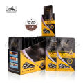 Well Hair Argan Hair Color Shampoo Natural Black or Dark Brown 100% White Cover 2in1 Color And Care. 