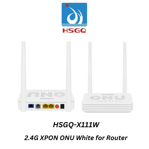 Hsgq Router Passive Optical Network with Extended Reach 2.4G XPON ONU White for ...