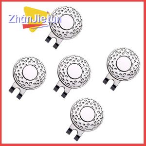 zhanjietun อุปกรณ์ทำเครื่องหมายลูกกอล์ฟพร้อมที่หนีบหมวกกอล์ฟแม่เหล็กสำหรับกลางแจ้ง
