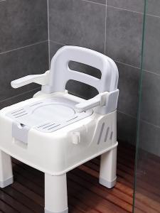 Shower Commode Chair Commode Chair Elderly Toilet Chair Non-Slip Fall Protection Fantstic Product Foldable Elderly Toilet Support Chair
