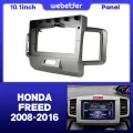 WeBetter 10.1inch 2 Din Car Radio Stereo Dashboard Modification Fascia Frame/Casing/Panel For Honda Freed 2008-2016. 
