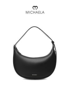 MICHAELA Chic Curved Underarm Bag Adjustable Strap Versatile Style Roomy for Work Daily HB7506150 CX