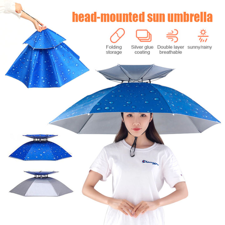 Sun Umbrella Hat Hat Umbrella SF RJSQAQE Umbrella Hat,Fishing