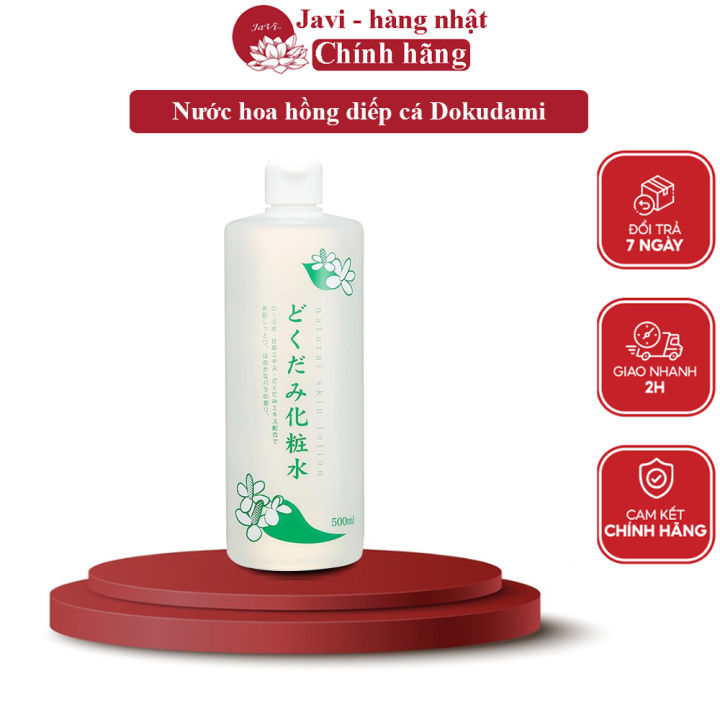 Nước Hoa Hồng Diếp Cá Dokudami Toner Diếp Cá Nhật Bản 500Ml ngăn ngừa mụn dưỡng ẩm se khít lỗ chân lông nước hoa hồng rau diếp cá nước hoa hồng diếp cá của nhật