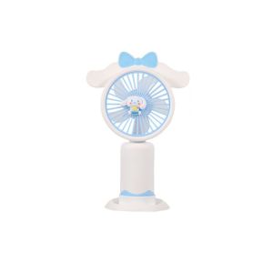 TKNUS Kitty Cat Kulomi Anime Summer Fan My Melody Cinnamoroll USB Rechargeable Summer Fan Durable Adjustable Personal Fan Student Dormitory
