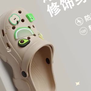 [Free Shipping] Summer Waterproof Versatile High-Heeled Clogs Cool For Going Out Cartoon Fashion Closed-Toe Trendy For Nurses In Summer