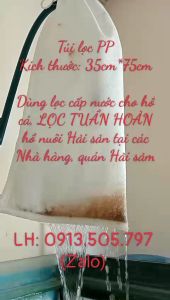 Túi siêu lọc hồ cá - Lốc 12 cái (size 30cm*70cm)