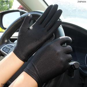 [COD] ZNPNXN Woman Gloves For Summer Sunscreen Driving Gloves Female Thin Cotton Sweet Solid Color Non-Slip Touchscreen Breathable