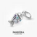 Pandora Blue Scaled Fish Dangle Charm. 