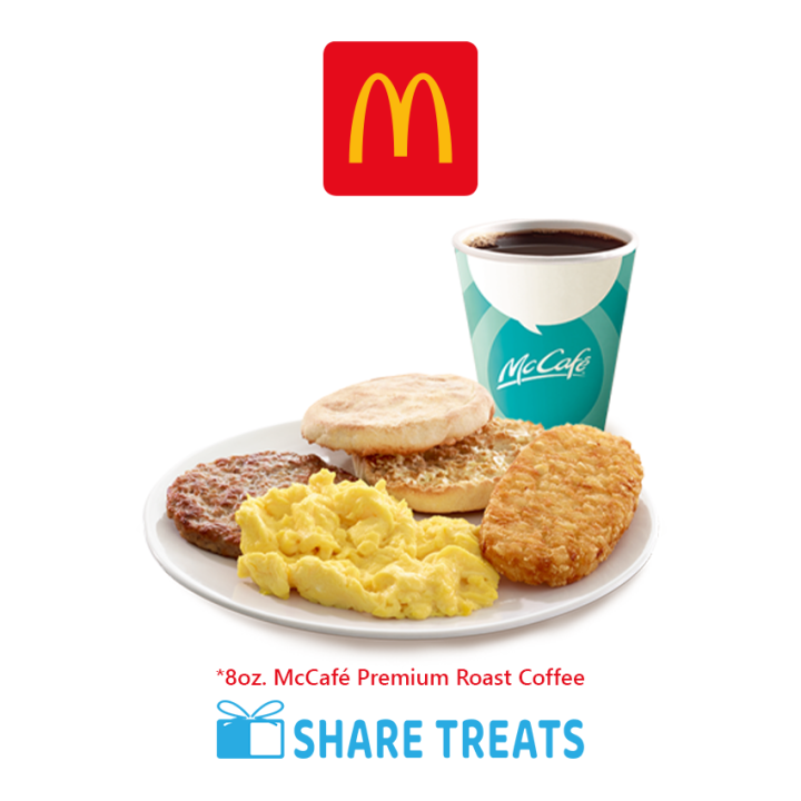 McDonalds Big Breakfast with McCafé Premium Roast Coffee (SMS