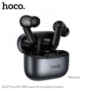 HOCO EQ27 ANC+ENC Noise Reduction Wireless Bluetooth Headset Intelligent Ai Translation Headset BT5.4