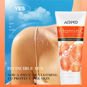 ADMD Vitamin C Refreshing Sunscreen Outdoor Protection Cream for Family Users  Suitable for All Skin Types  Blocks UV Rays  Prevents Tanning