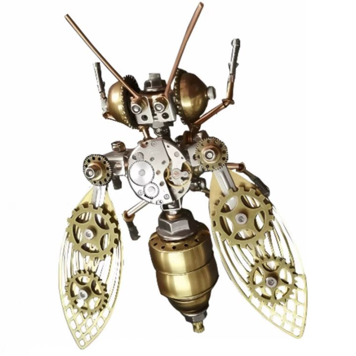 Mechanical Insect 3D Model Kits Brass Steampunk Electric DIY Puzzle ...