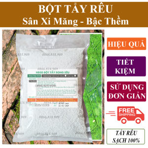 Gói 1 Kg Bột Tẩy Rong Rêu Sân Xi Măng Thông Dụng - Tẩy Rêu Nhanh Sau 10 Phút