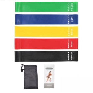 [SG] Short Resistance Band Set Loop Yoga Pilates Exercise Recovery Fitness Workout Stretch Training