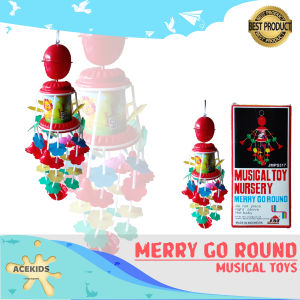 Acekids Mainan Anak Bayi Merry Go Round Krincingan Musik Baby - PS 317