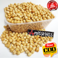 chickpea kacang arab kacang garbanzo premium kupas panggang matang renyah garing nikamat banyak manfaat. 