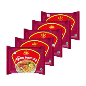5PCS Mi ABC Mi Instan Kuah Rasa Ayam Bawang