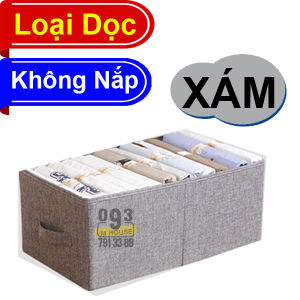 [CAO CẤP ẢNH THẬT] Hộp Vải Đựng Đồ Có Nắp Đậy Tiện Lợi Tủ Vải Không Nắp Túi Vải Đa Năng