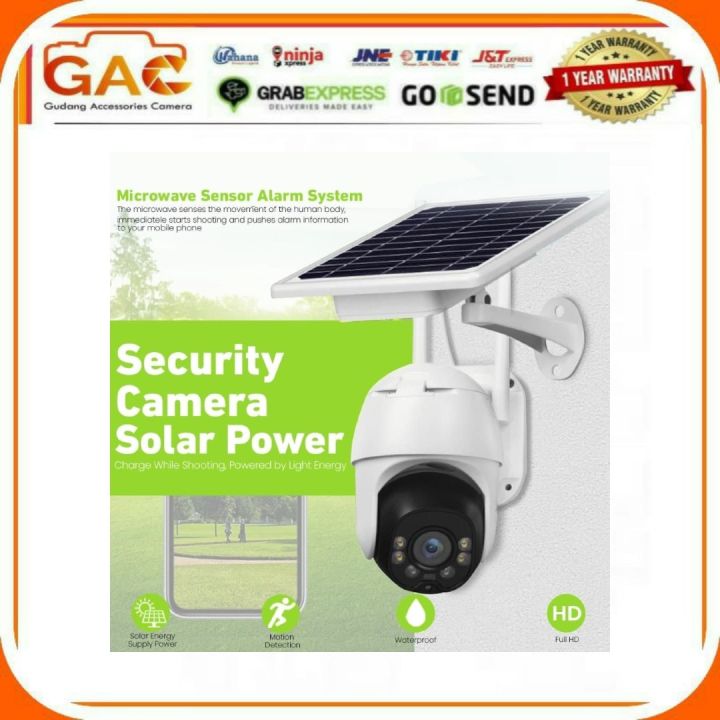 CCTV Wireless Outdoor Solar Power CCTV 2way talk PTZ Security