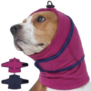 EODKUS Anti-scare Dog Calming Earmuffs Adjustable Soft Elastic Noise Cancelling Ear Muffs Comfortable Warm Dog Soothing Headgear