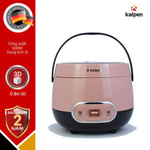 Nồi cơm điện 3D cao cấp Kalpen R2 dung tích 1.2L công suất 500W hàng chuẩn Đức bảo hành 2 năm