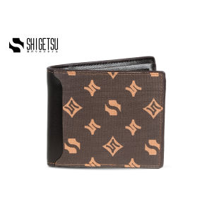 Shigetsu Signature NERIMA Monogram Leather Wallet for men Card Holder Short Bifold Wallet gift 8083