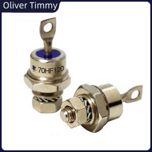 [Oliver Timmy] 70HF120 SPIRAL rectifier DIODE 1200V 70A 70HFR120ปิดกั้นไดโอด CHASSIS STUD MOUNTING REPLACEMENT สำหรับแบตเตอรี่