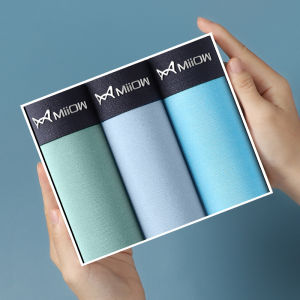 CMENIN 3Pcs ใหม่เซ็กซี่ชายชุดชั้นในกางเกงชั้นในนักมวยสบายระบายอากาศแพ็คกางเกงขาสั้นกางเกงกางเกงนักมวย Man M1310