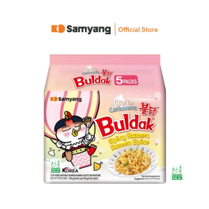 Samyang Buldak Hot Chicken Spicy Ramen - Cream Carbonara (140g/Pack)