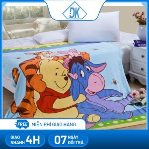Chăn tuyết nhung cho bé size 1.1x1.5m mềm mịn êm ái cho bé giấc ngủ ngon - Chat chọn mẫu - Đăng Khoa 79 - Blanket snow velvet for baby Chăn nhung tuyết chăn cho bé