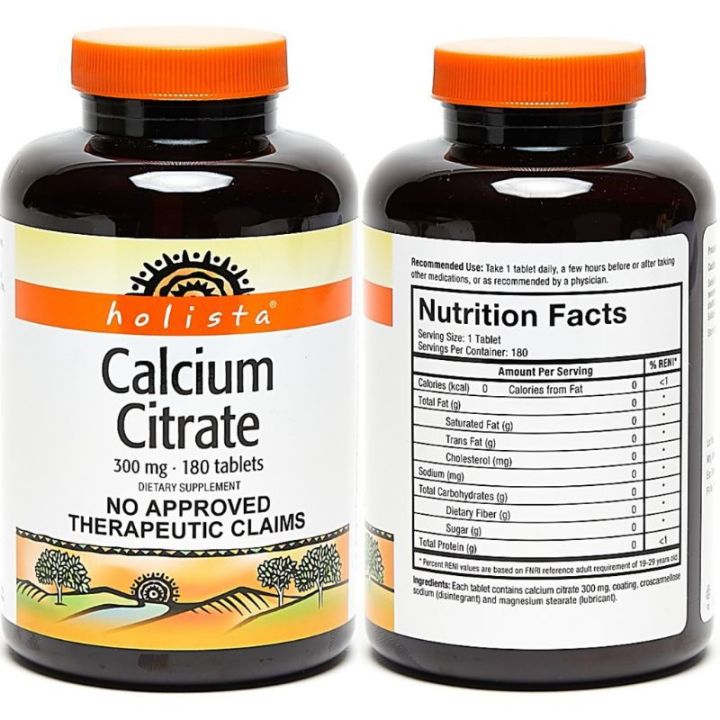 Holista Calcium Ascorbate 500mg 180ct Lazada PH
